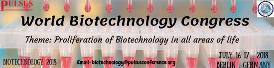 World Biotechnology Congress: Proliferation of Biotechnolgy in all areas of life